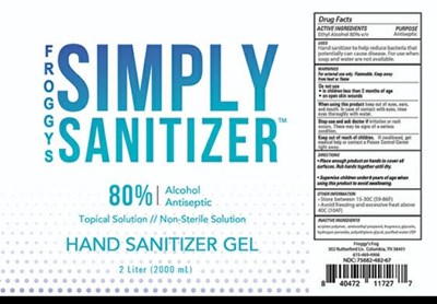 Simply Sanitizer Gel Ii 2 Litre